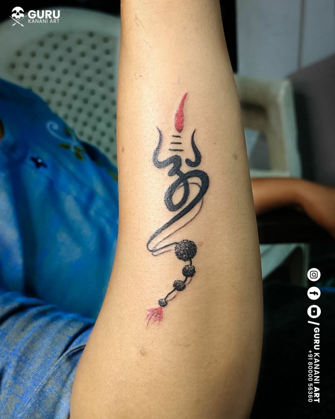 Religious Tattoo Designs With The ‘Om’ Symbol