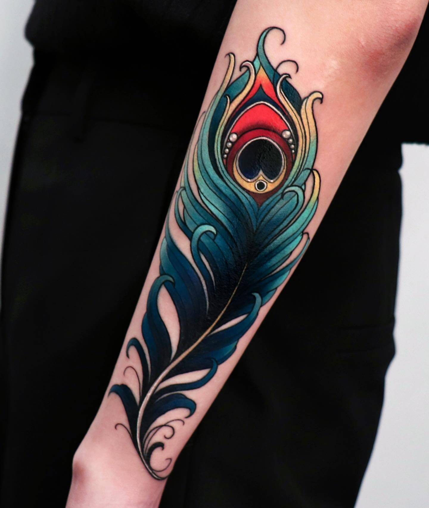 Peacock Feather Tattoo