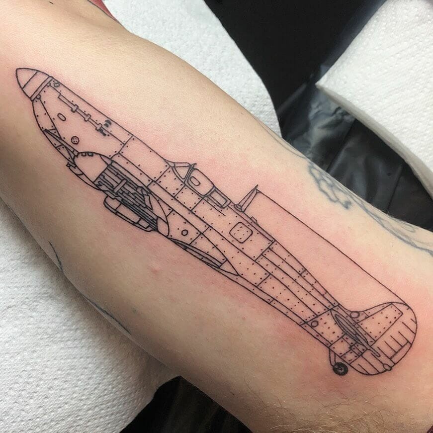 Realistic Apprentice Schematic Tattoo