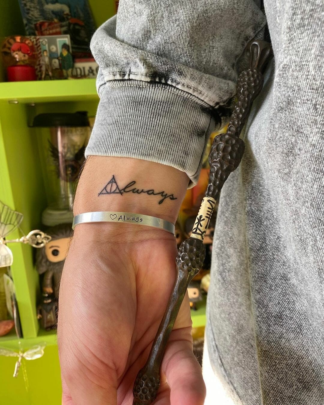 Harry Potter Always Deathly Hallows Tattoo