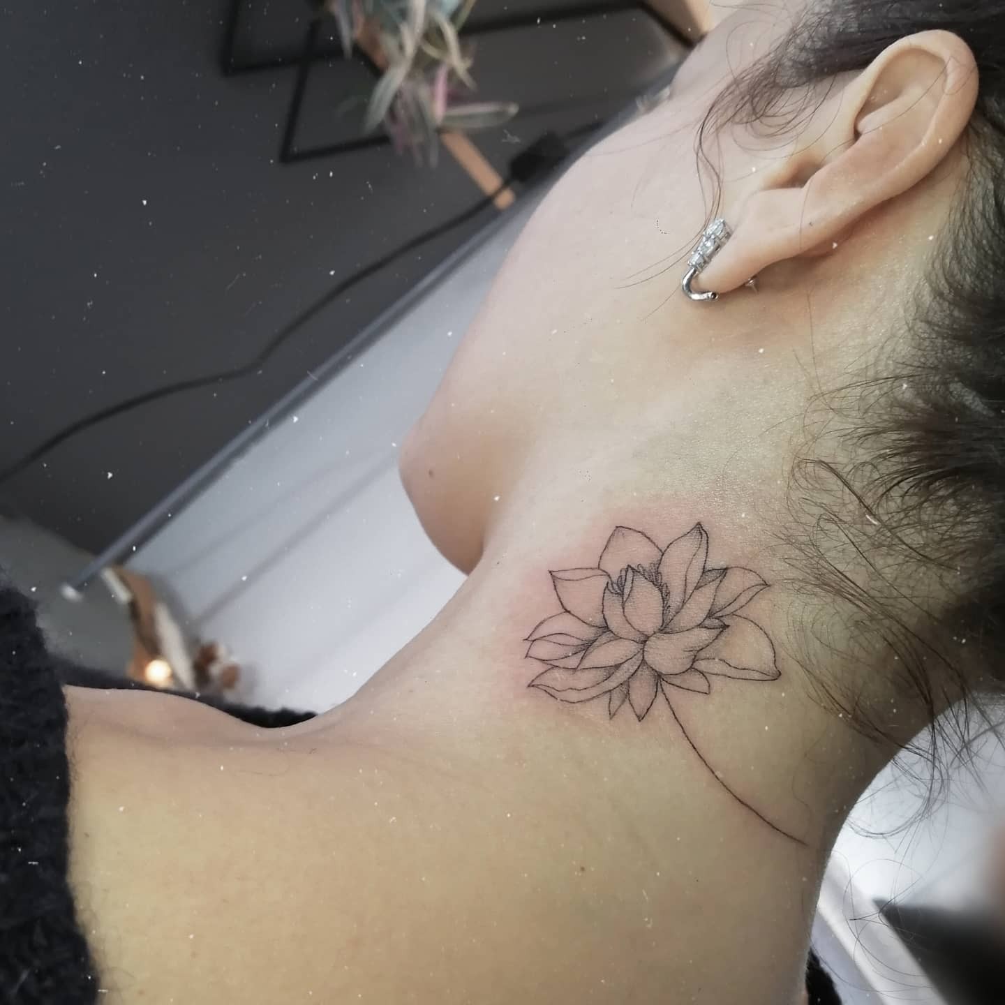 Simple Lotus Flower Tattoo Designs