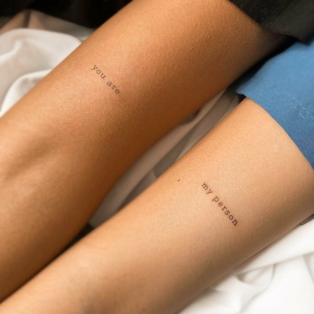 The Best Friend Quote Tattoos