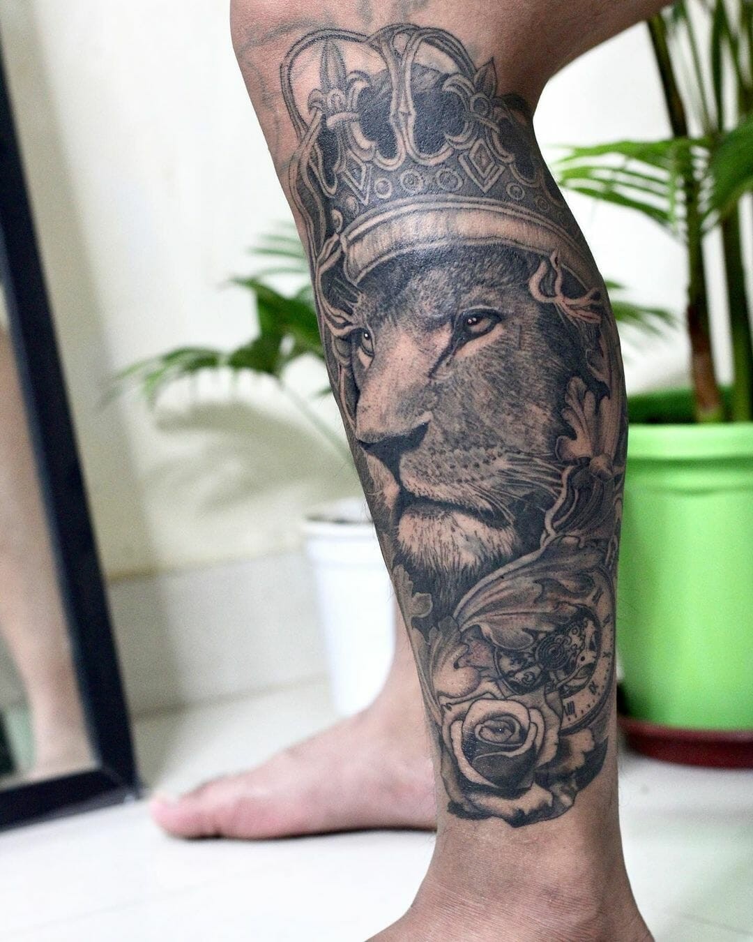 A Lion King Men’s Tattoos