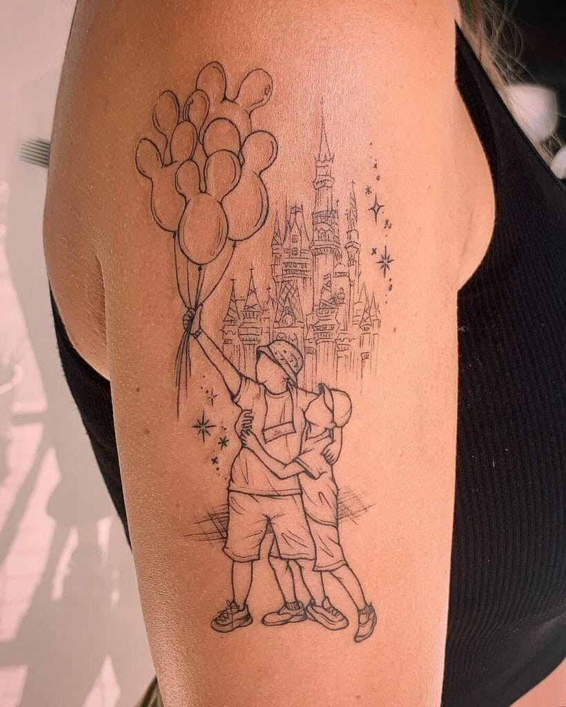 Disneyland Castle Tattoo