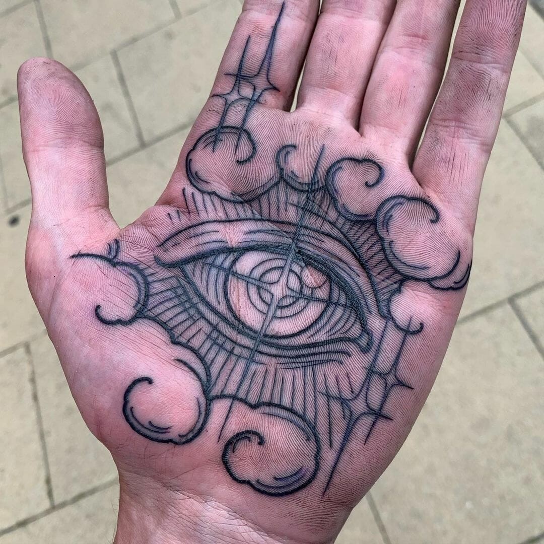 Religious Palm Tattoo