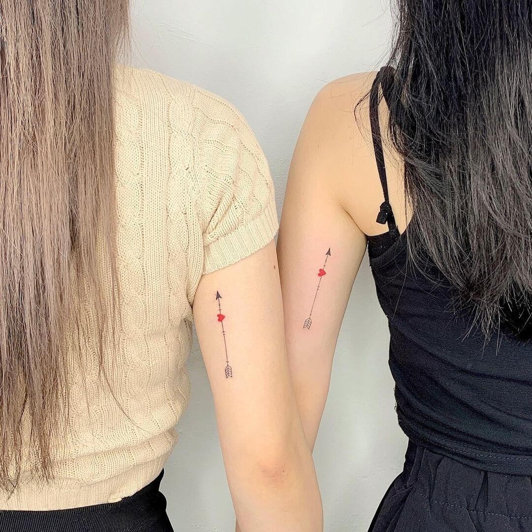 Matching Arrow Tattoo