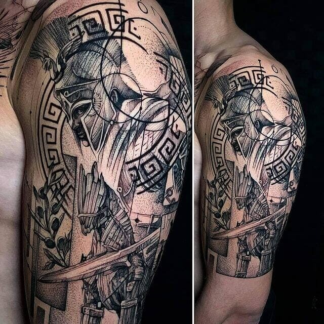 Abstract Achilles Tattoos