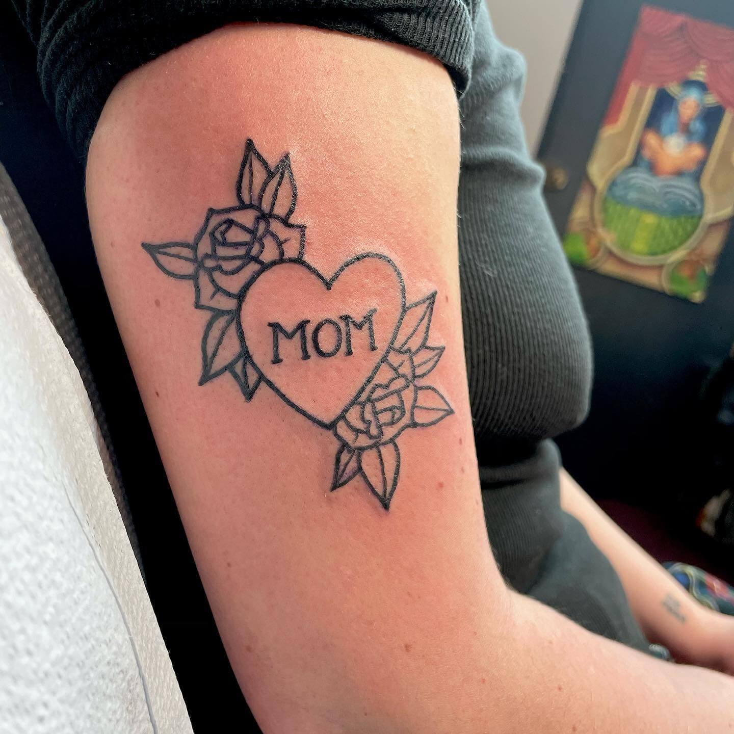 Mom Heart Tattoo