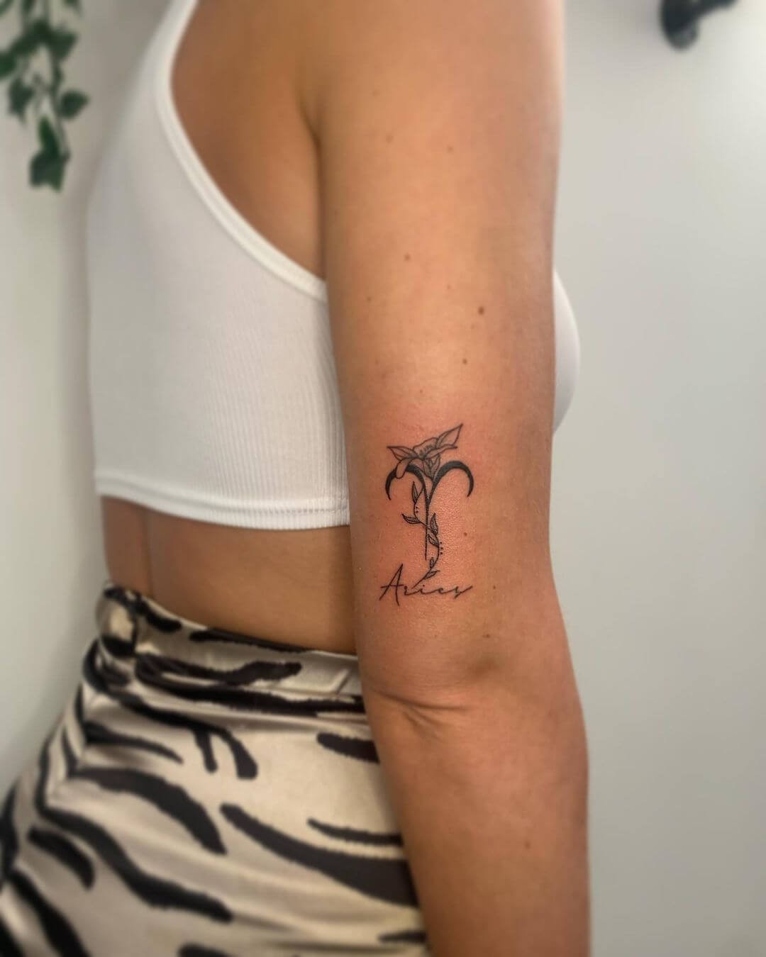 Minimalistic Aries Tattoo To Suit Your Unique Persona