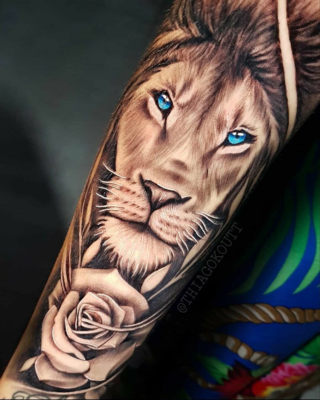 Realistic Tattoos Lion Tattoo