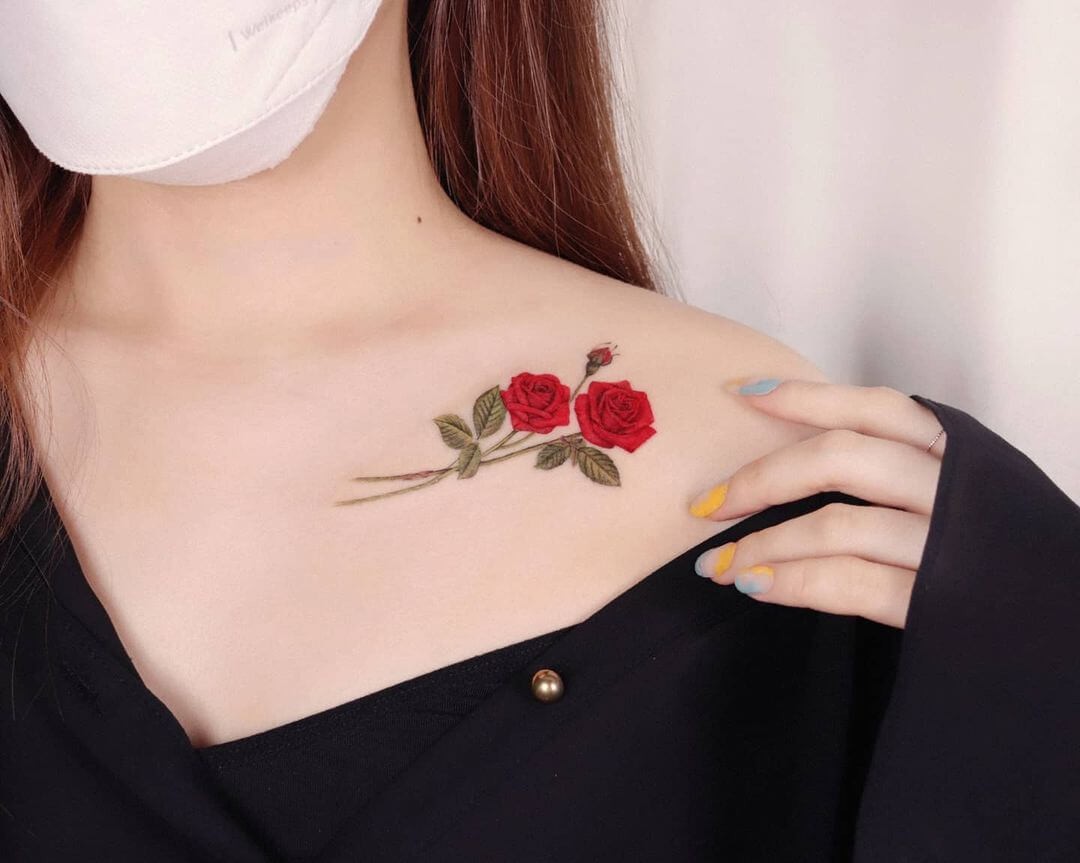 Tattoo Ideas For Red Roses