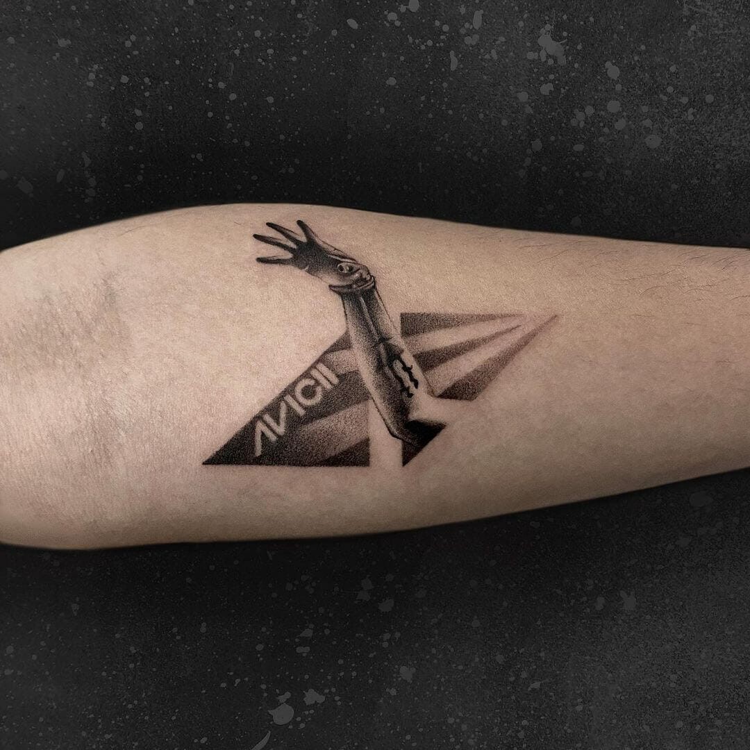 Avicii Hand Tattoo