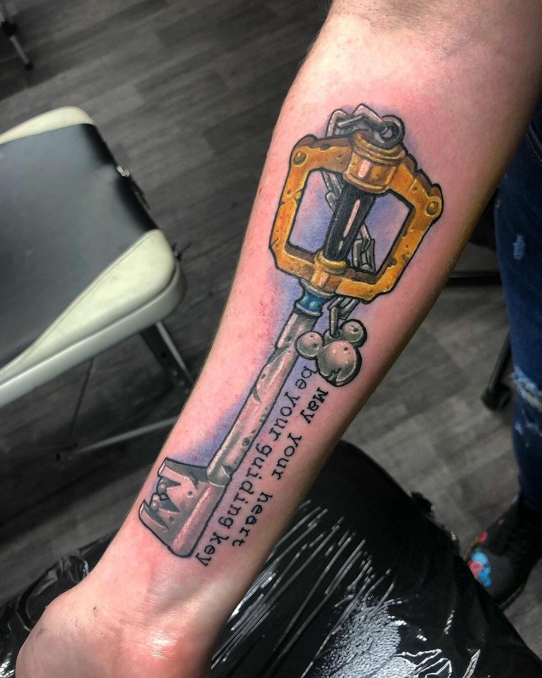 Kingdom Key Keyblade Tattoo