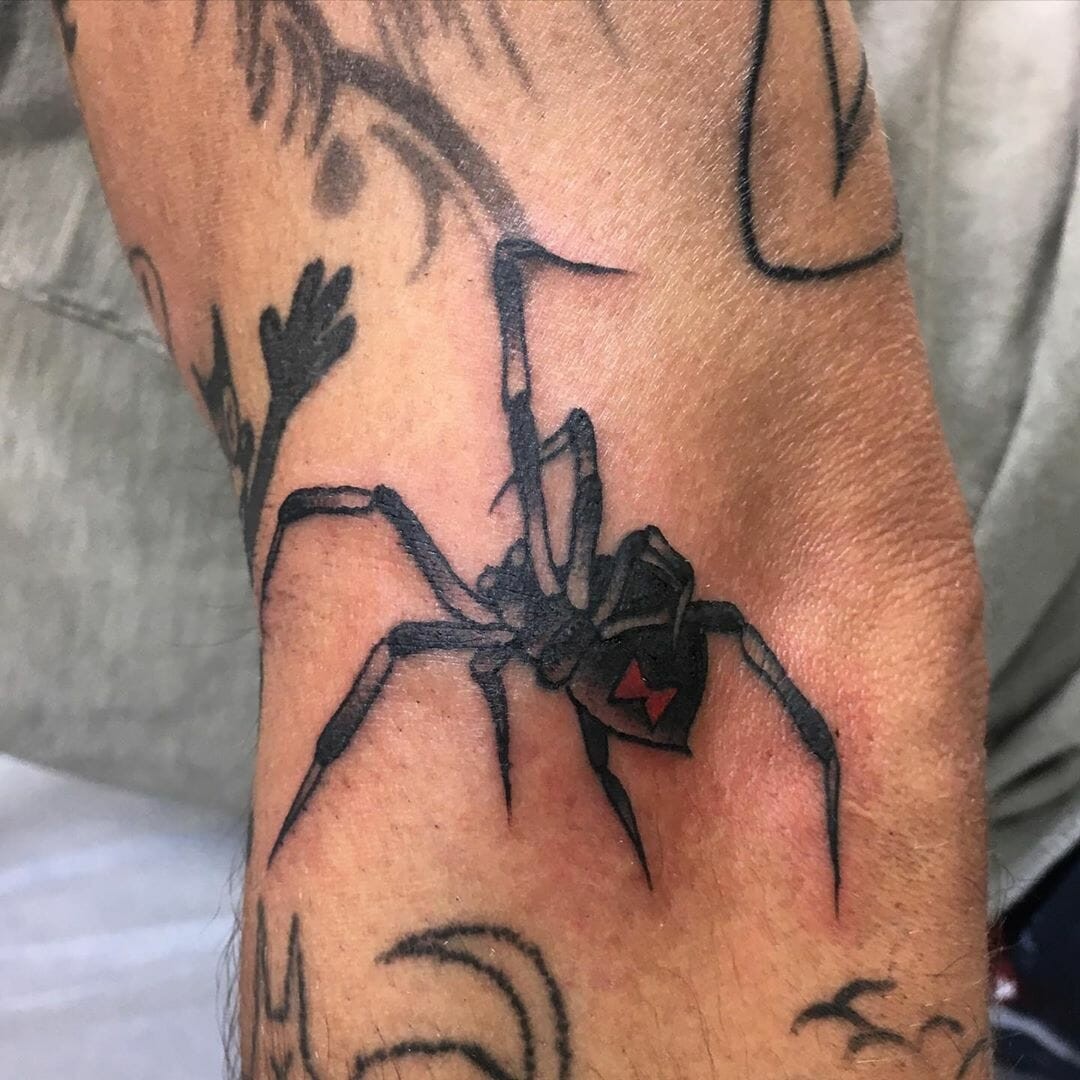 Black Widow Spider Tattoo