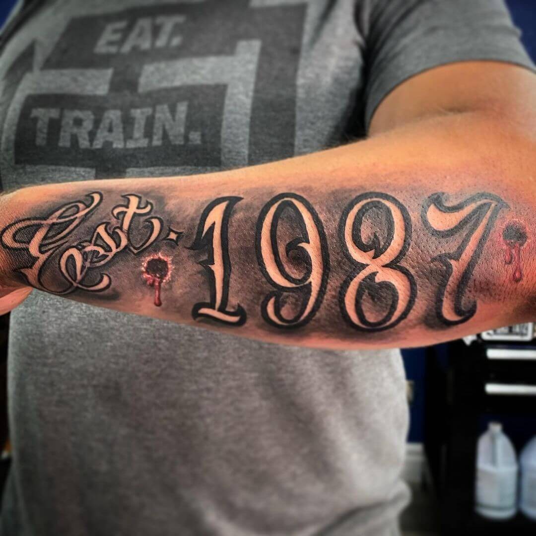 Est 1987 Tattoo