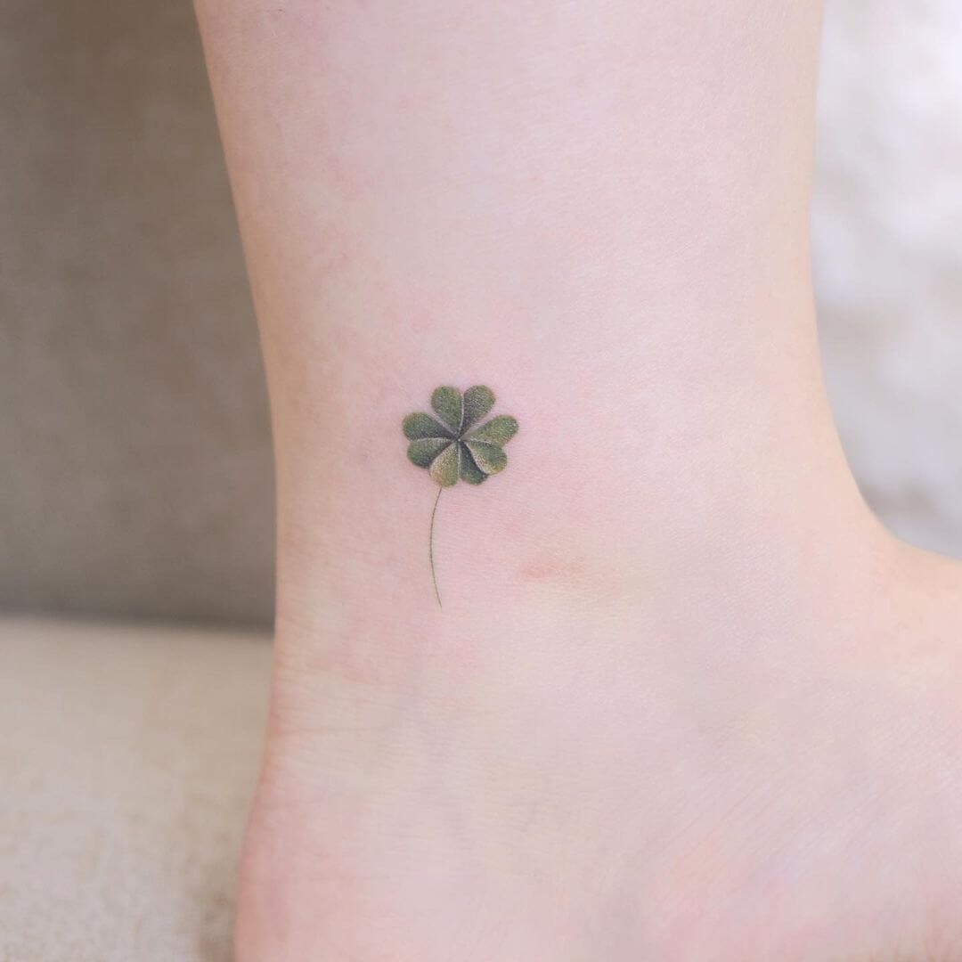 Irish Four Leaf Clover Tattoo