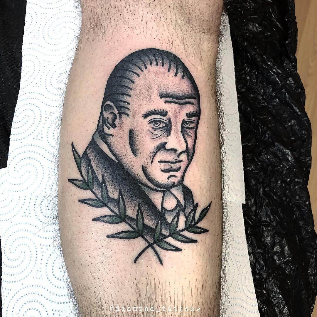 Traditional Style Soprano Portrait Tattoo