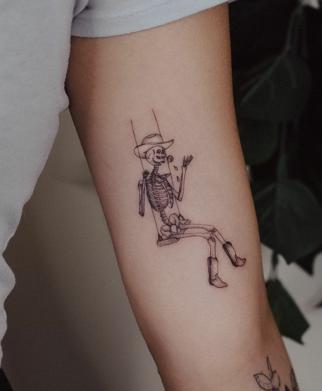 Human Skeleton Tattoo