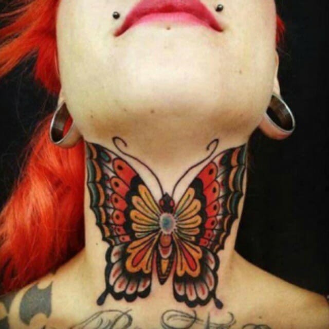 Artistic Butterfly Tattoo