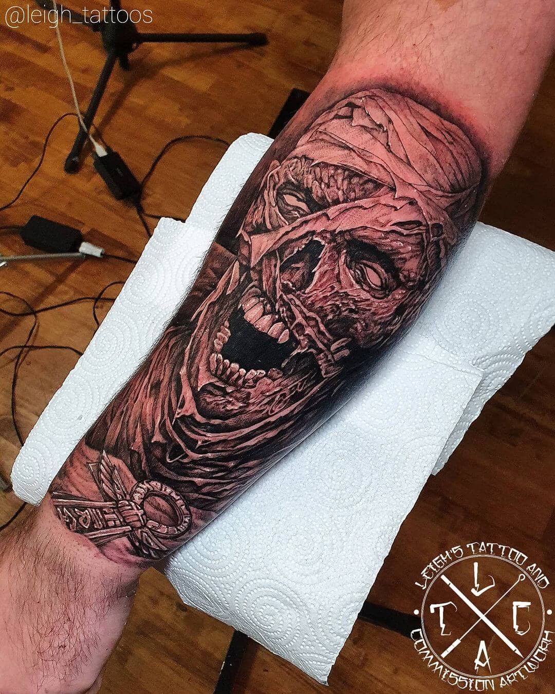 Gore Ancient Mummy Tattoo