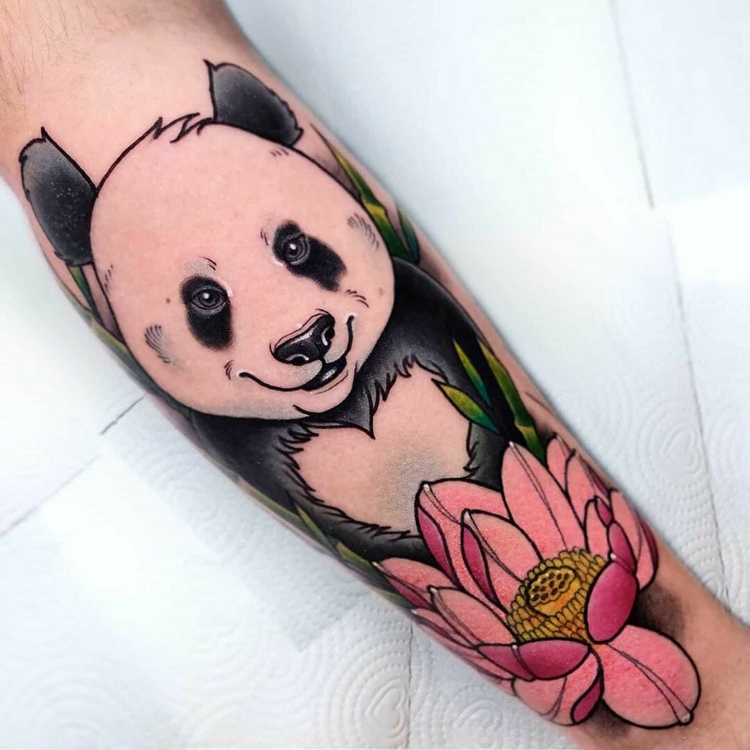 Red Panda Bear Tattoo