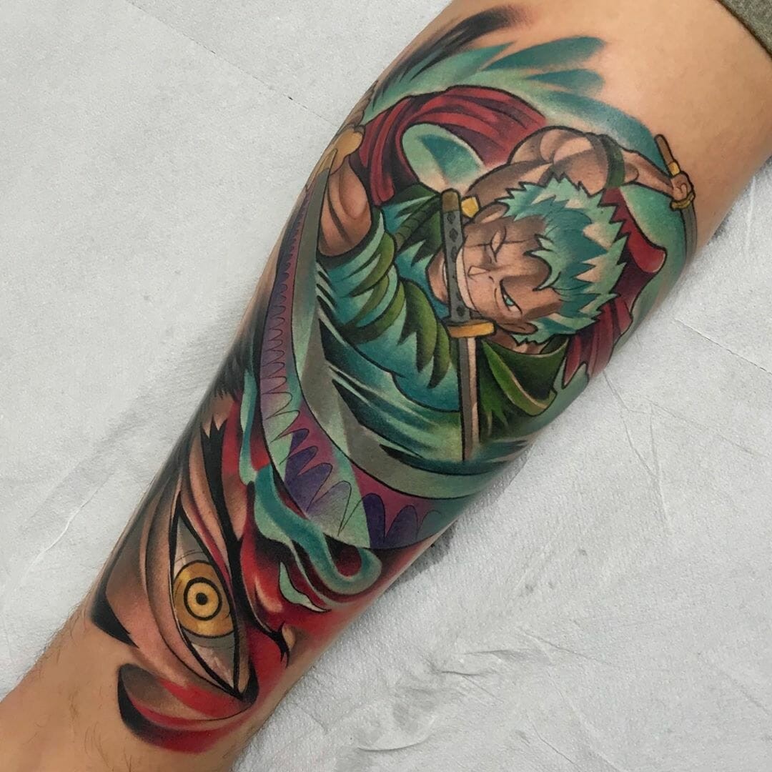 Anime Cartoon Tattoo