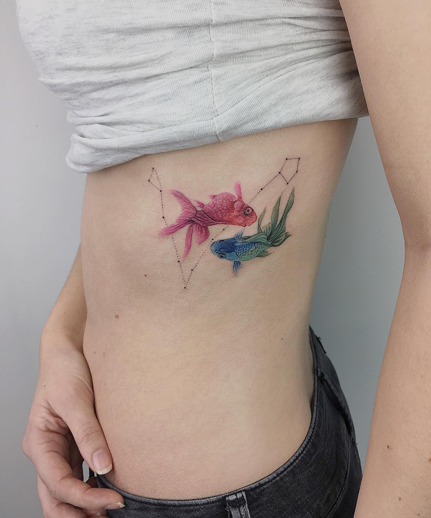 Beautiful Pisces Tattoo