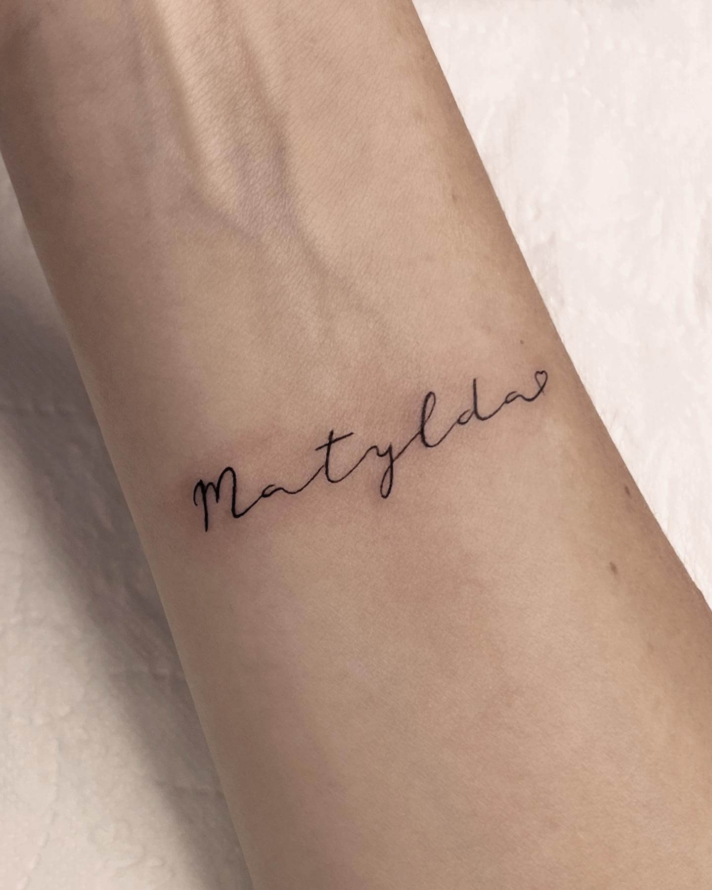 Female Name Tattoo Design In Cursive English