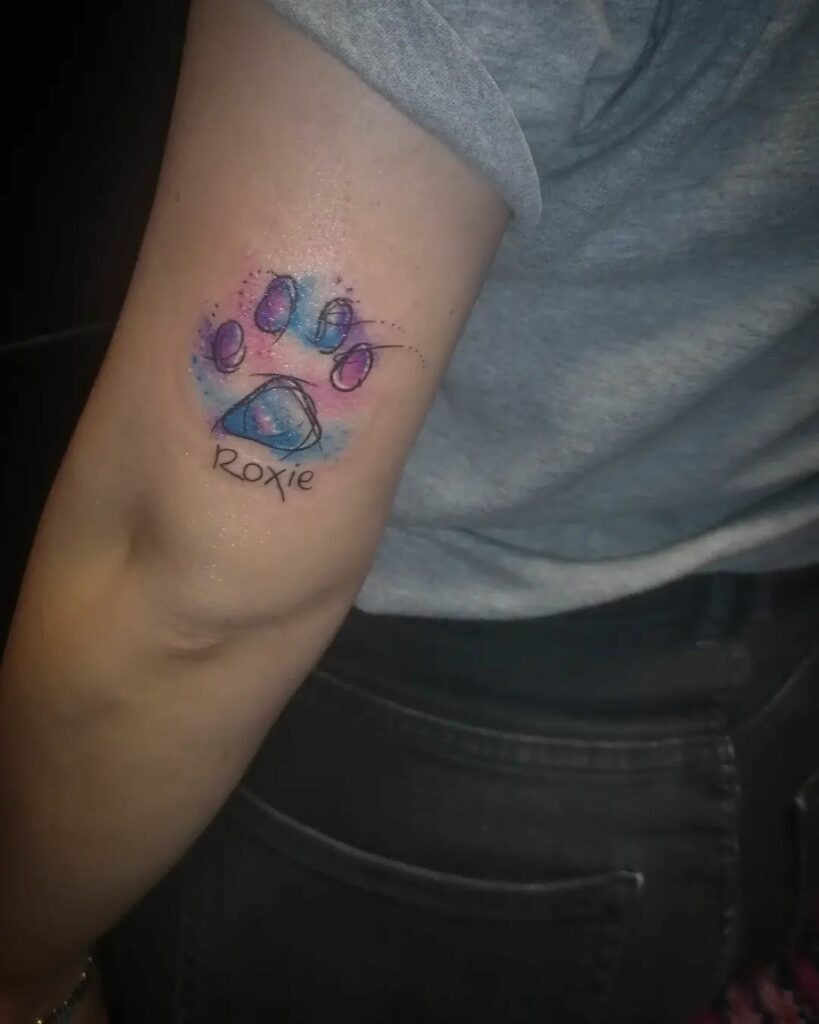 Dog Name Tattoo