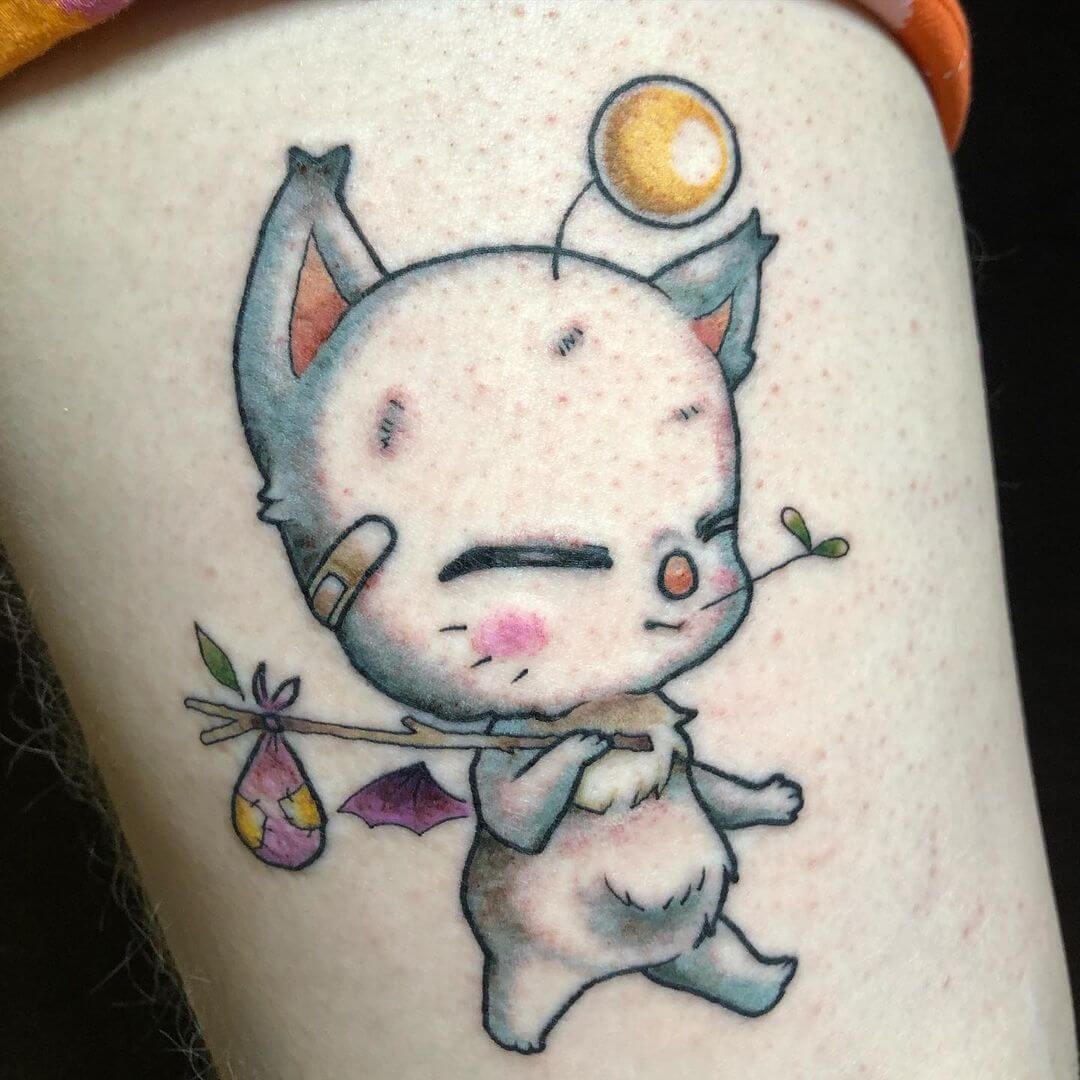 Tiny Moogle Tattoo