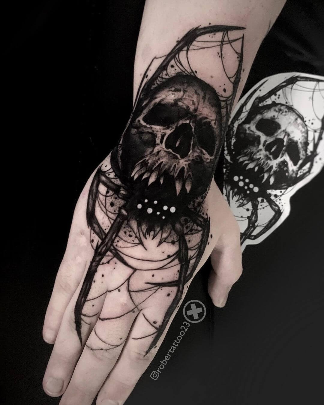 Eerie Spider Tattoo Designs