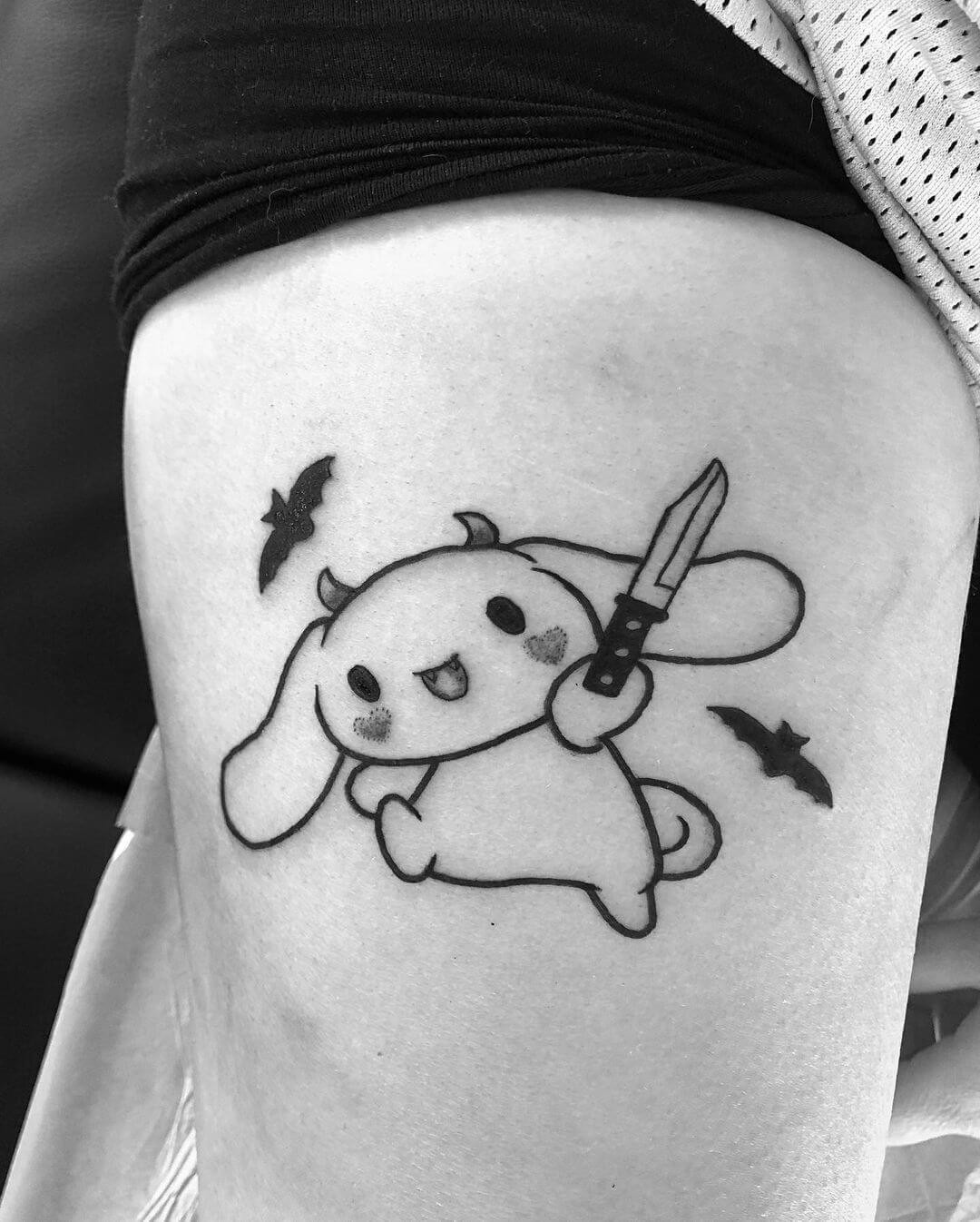 The Spooky Cinnamoroll Tattoo