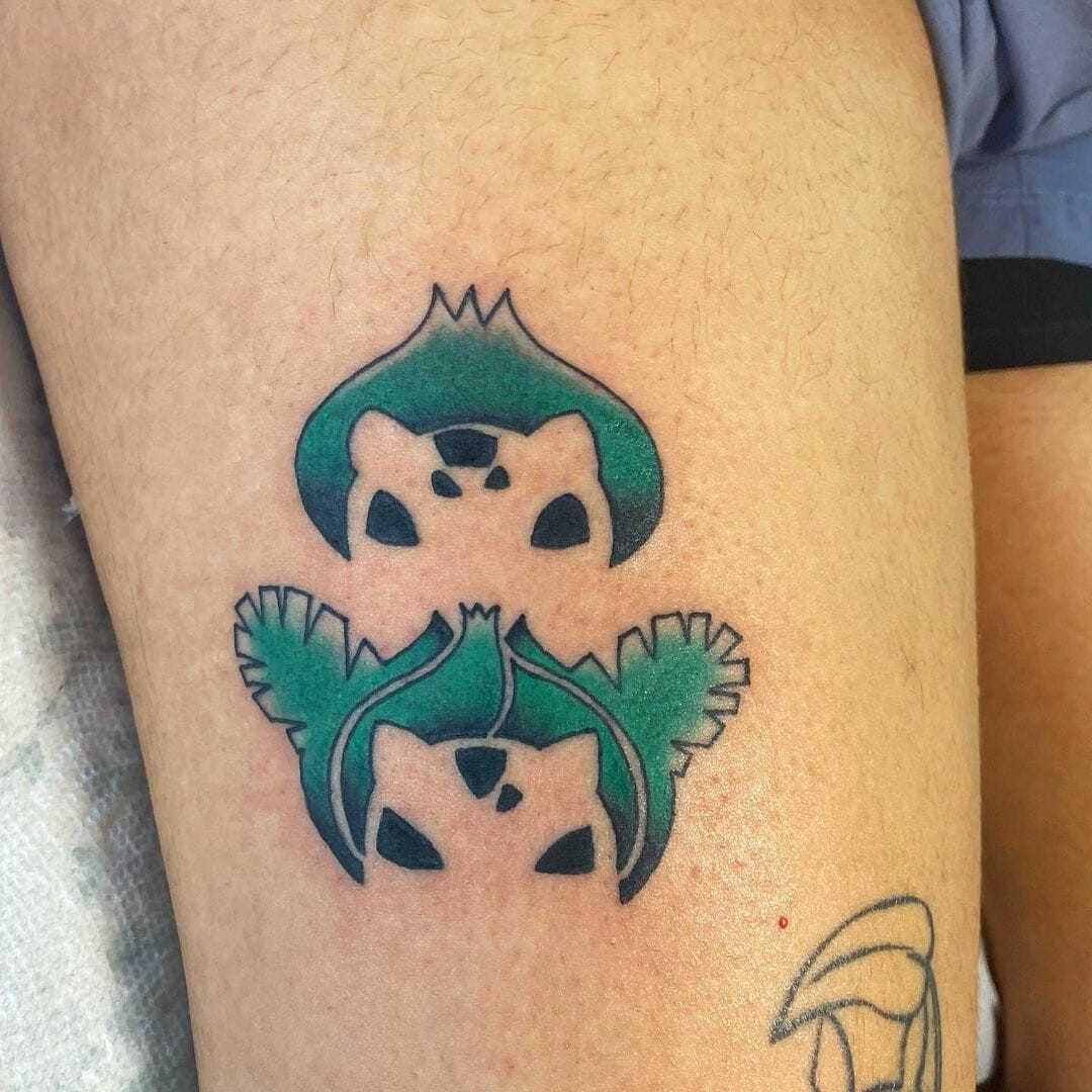 Bulbasaur Evolution Tattoo