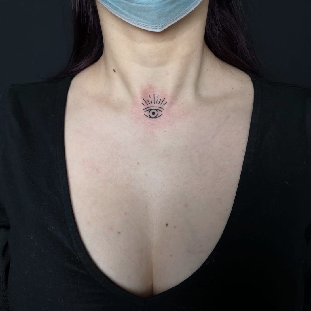 Symbolic Clavicle Tattoo