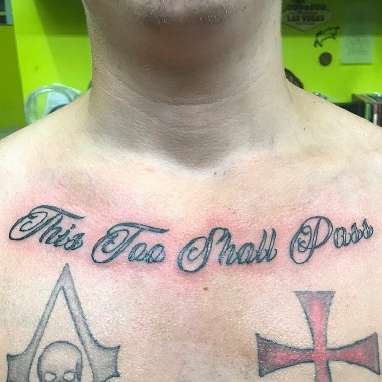 Aesthetic Script For “This Too Shall Pass” Tattoo