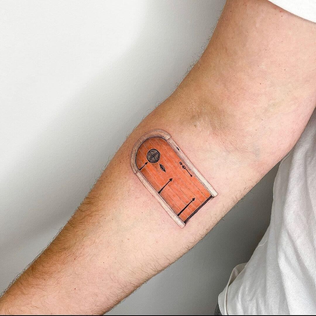 Cabin Door Tattoo