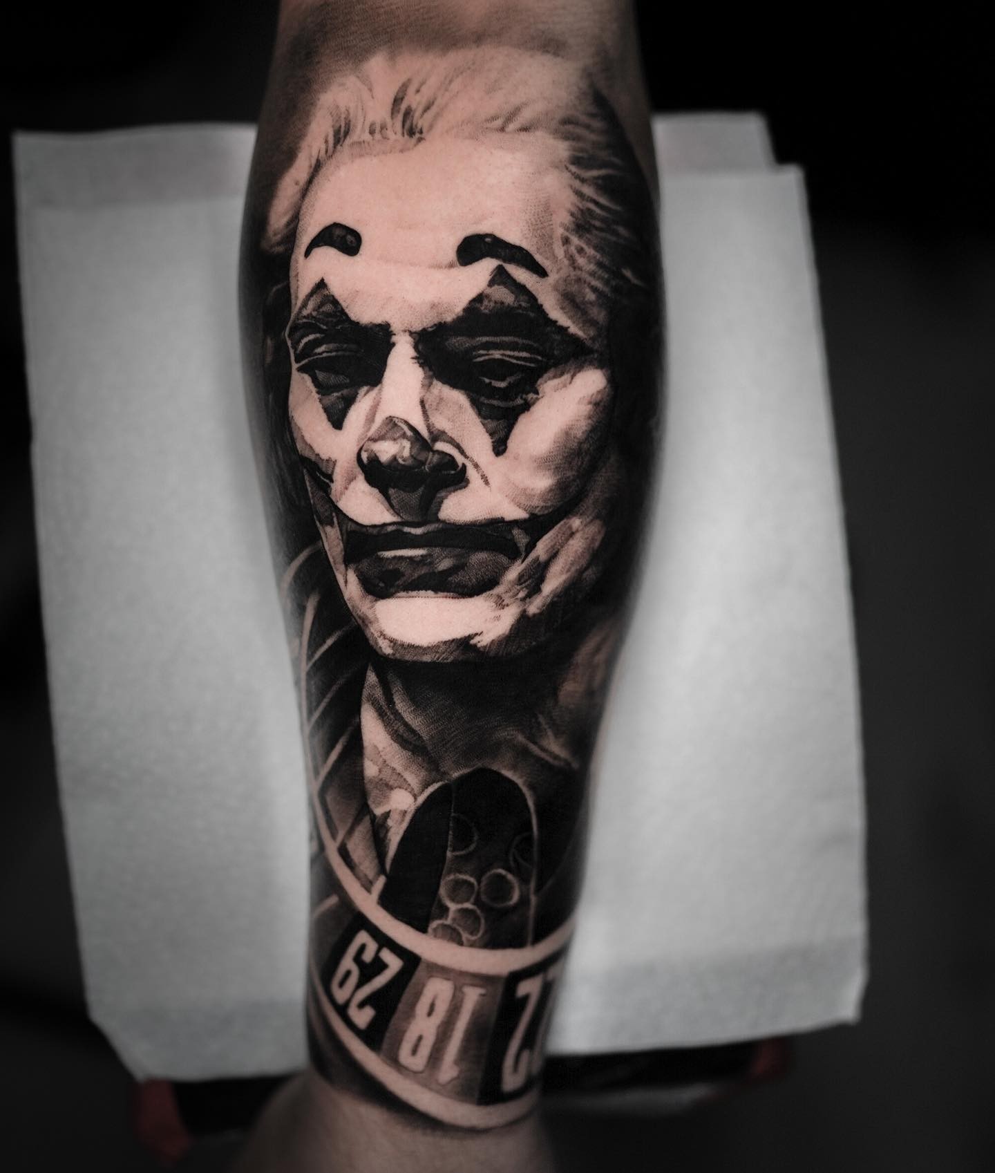 Joker Roulette Gambling Tattoo Designs