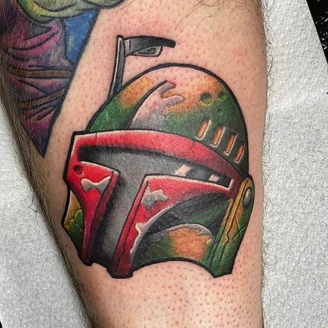 Helmet Boba Fett Tattoo