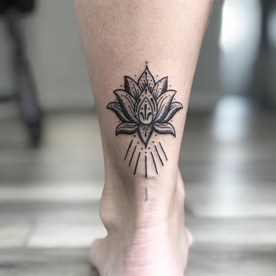 Black Lotus Tattoo Work Of Art Design