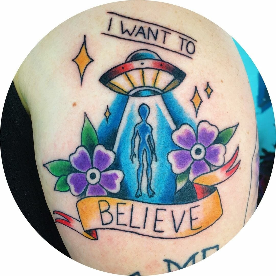 I Want To Believe Tattoo