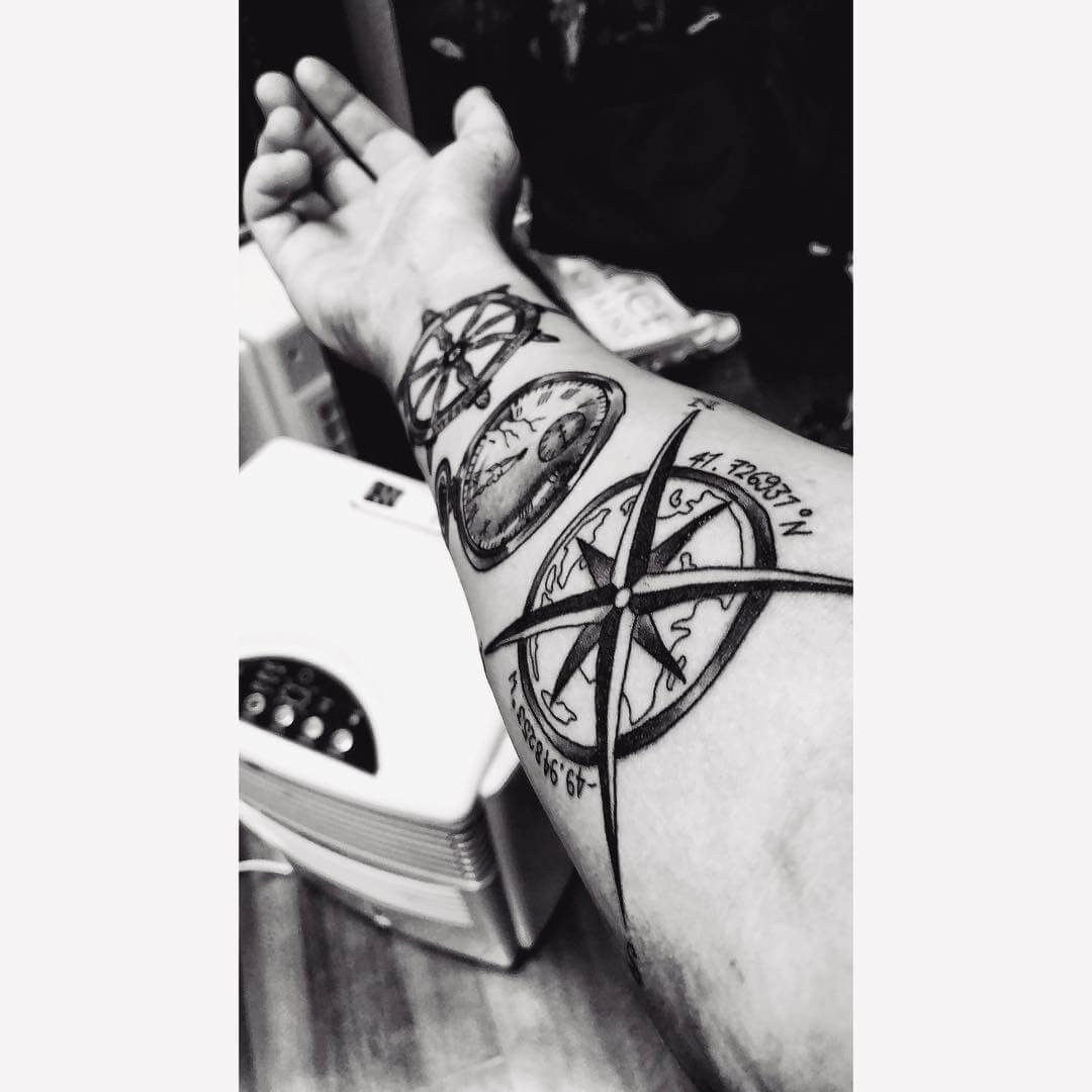 The Helm Compass Tattoo