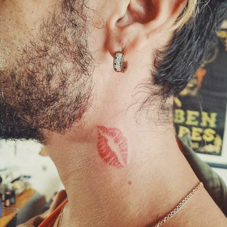 Lip Design Tattoo