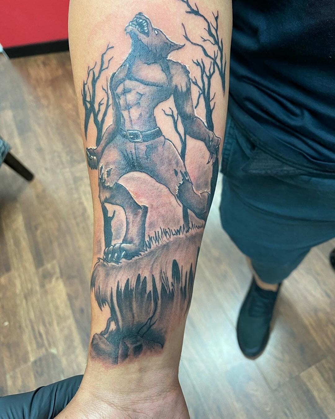 Tribal Werewolf Tattoo