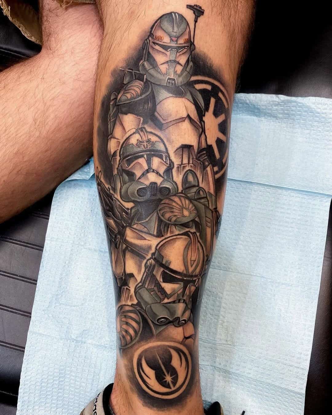 Trooper Clone Wars Tattoo