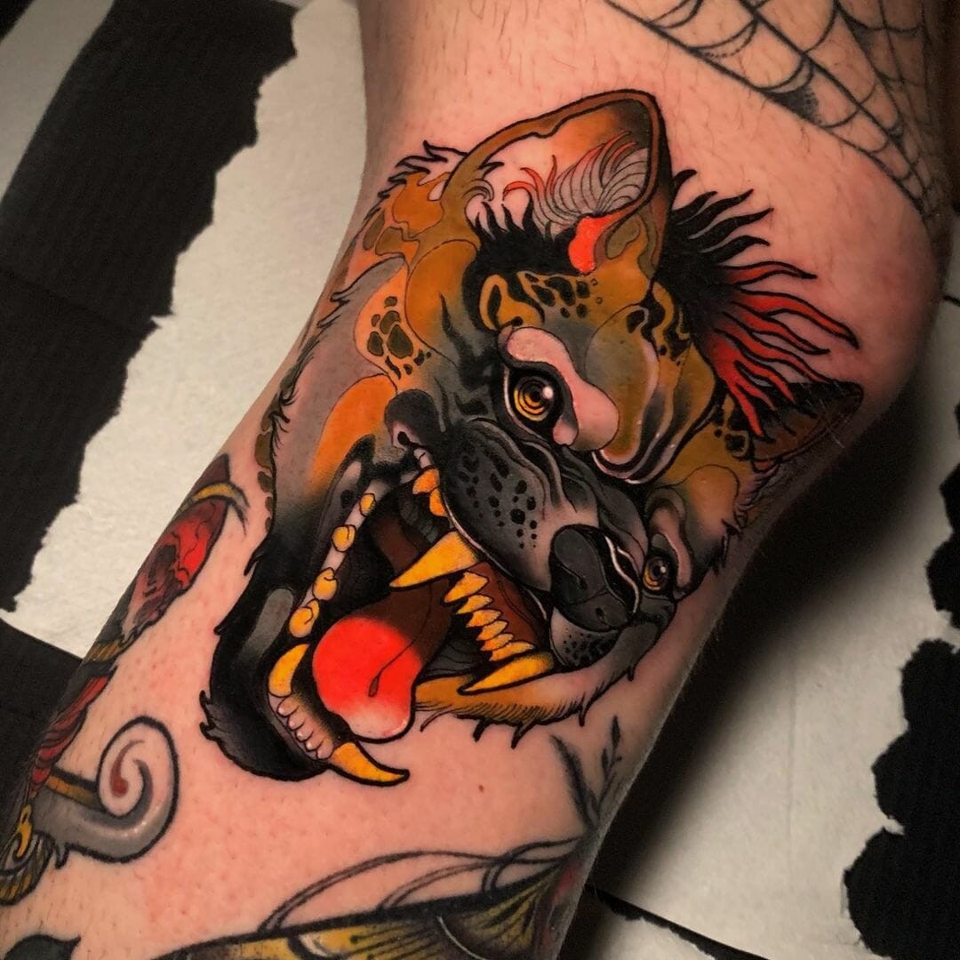 Laughing Hyena Tattoo