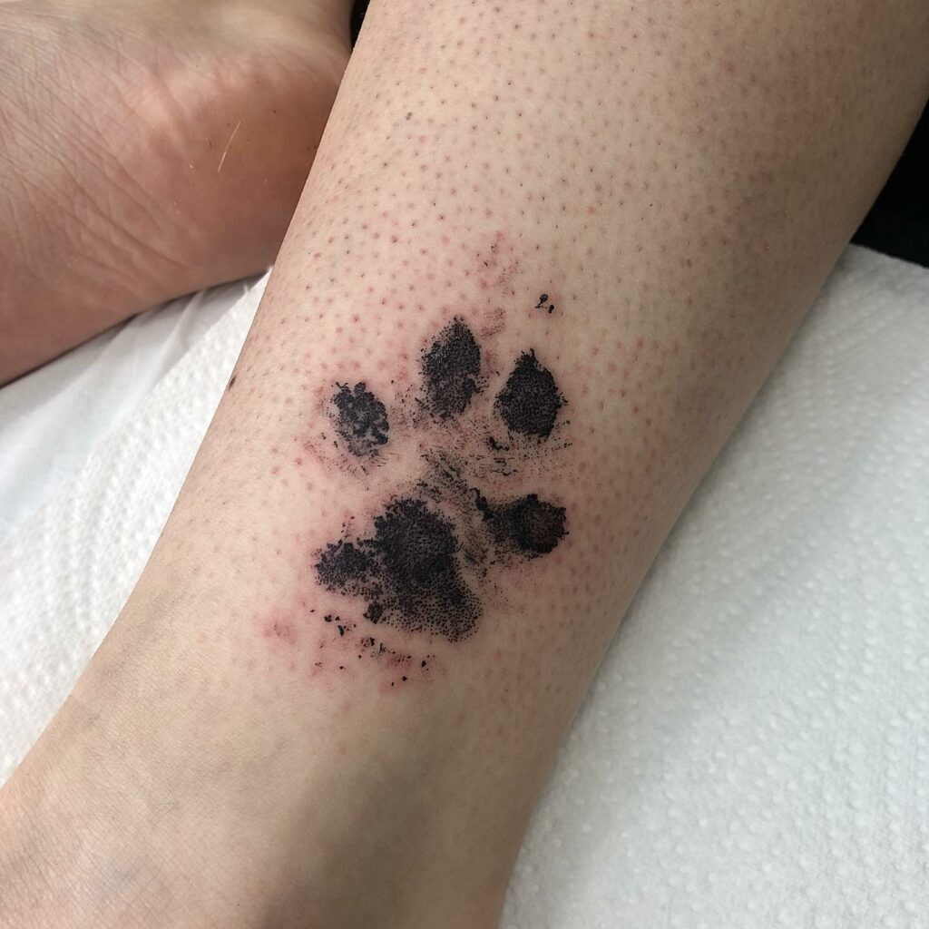 Paw Print Tattoo