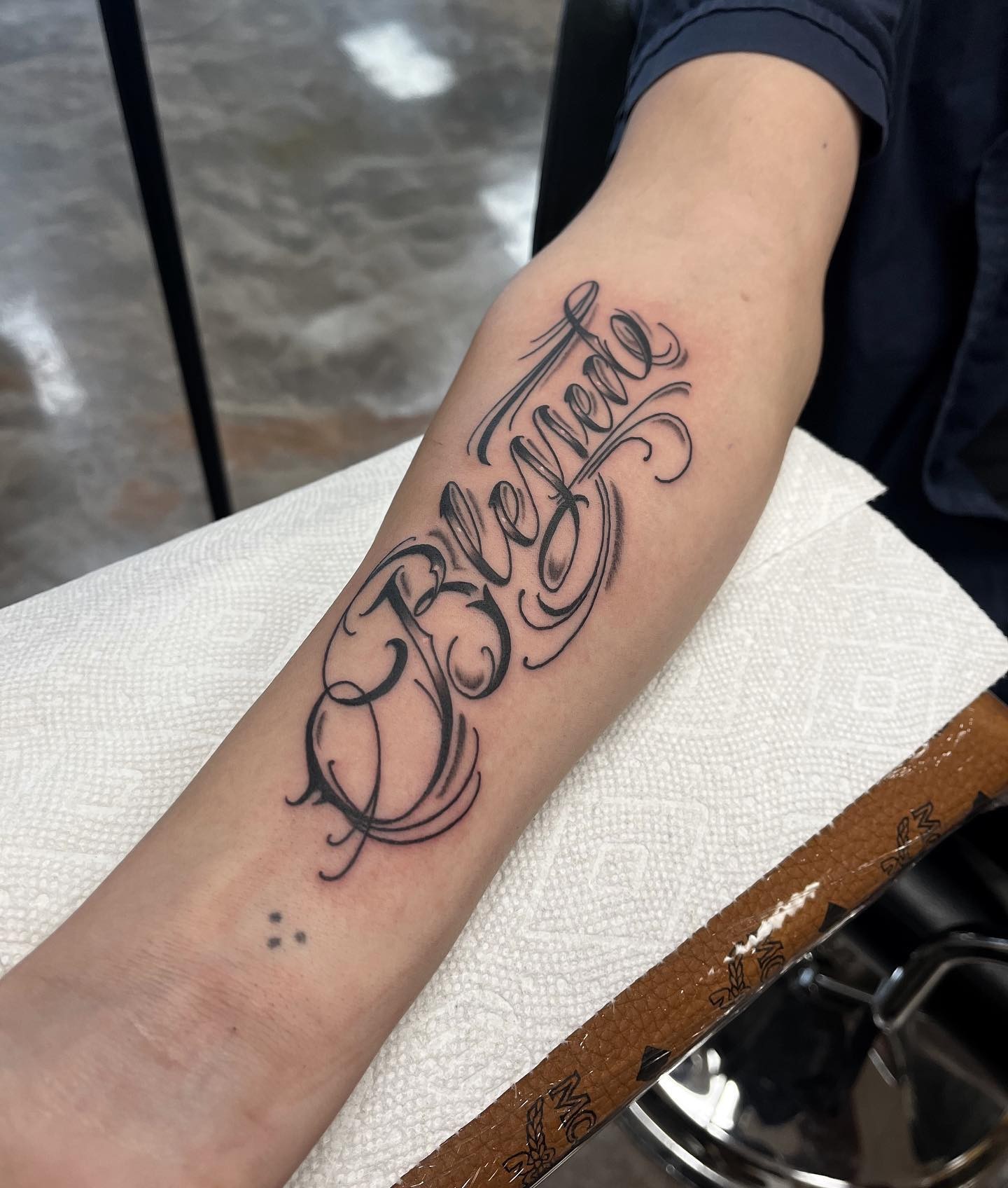 Stylish Blessed Tattoo