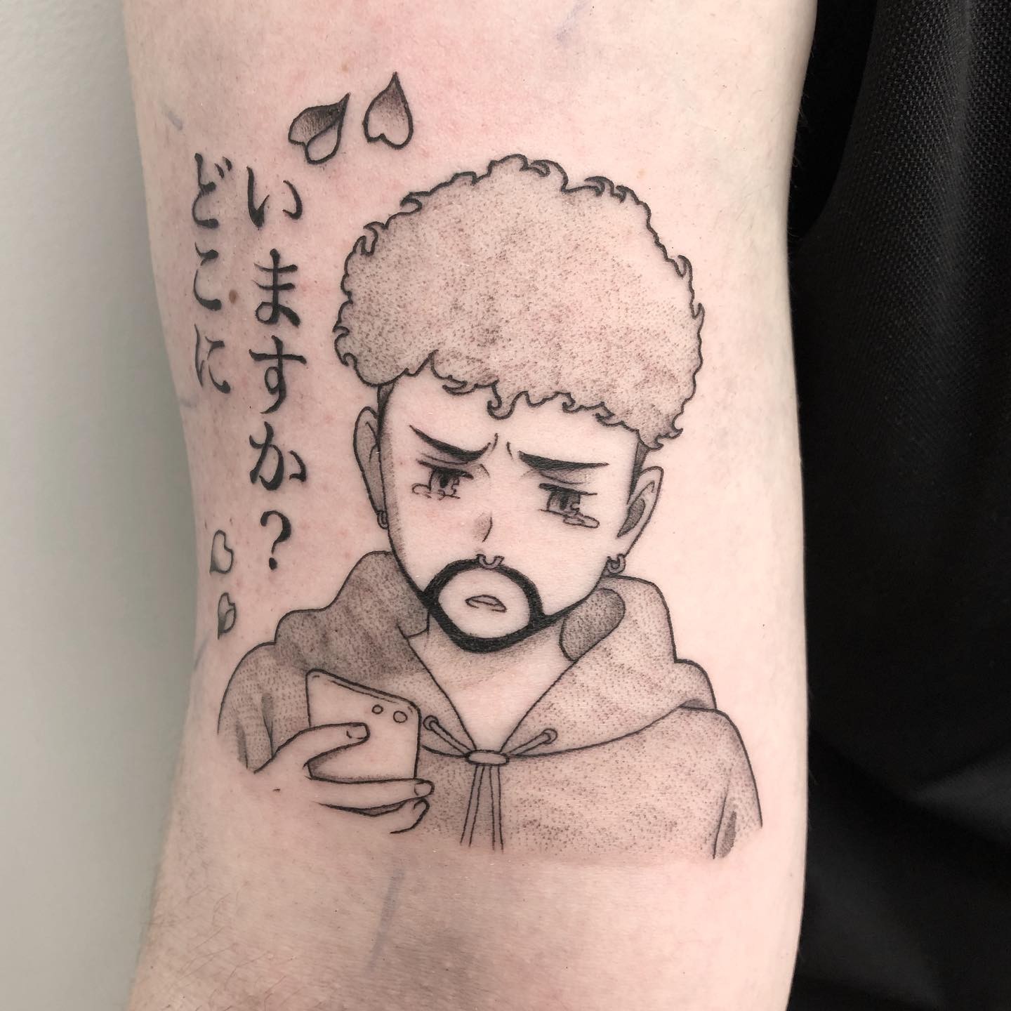 Crying Bad Bunny Tattoo