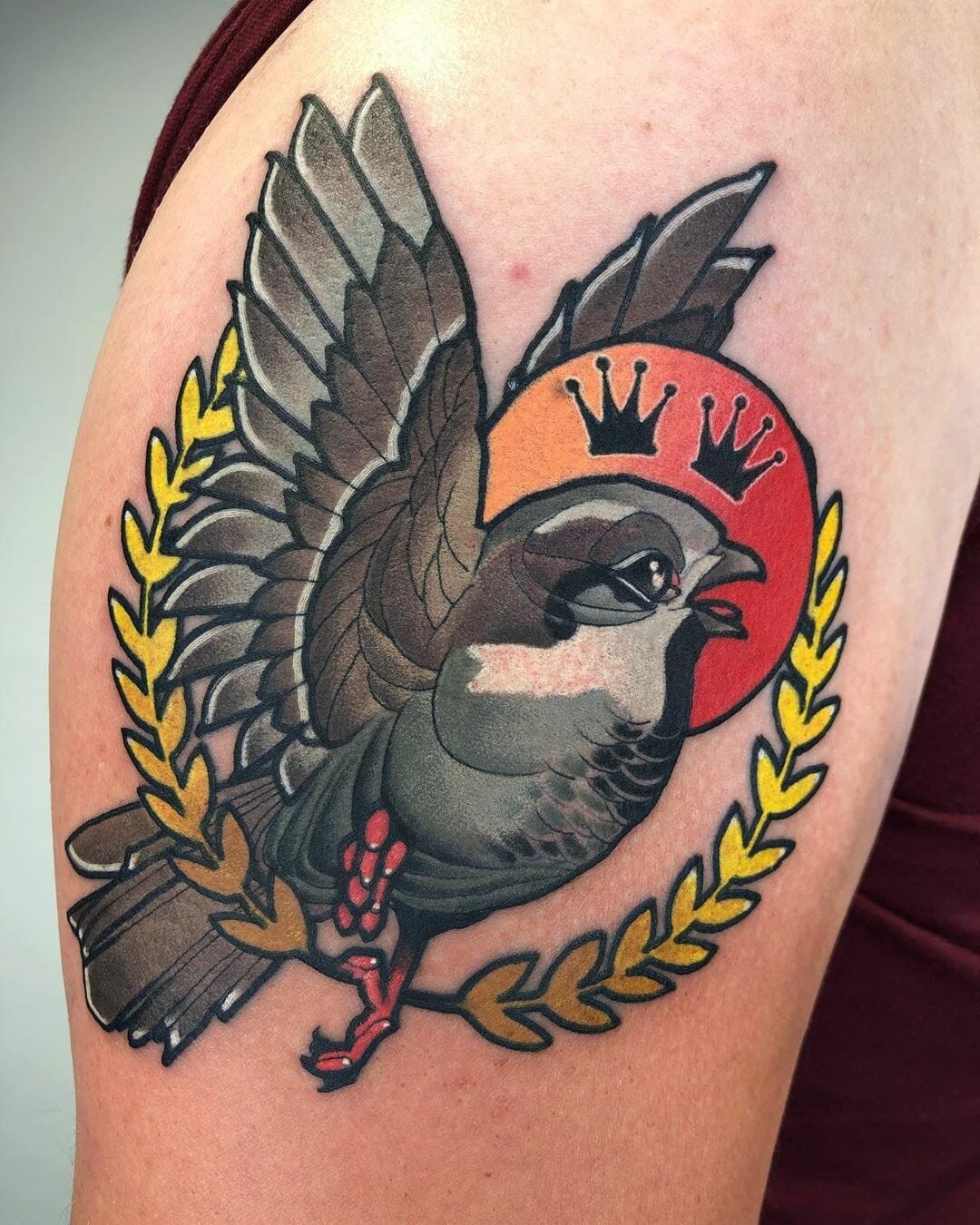 Black Swallow Tattoo Larger Ink