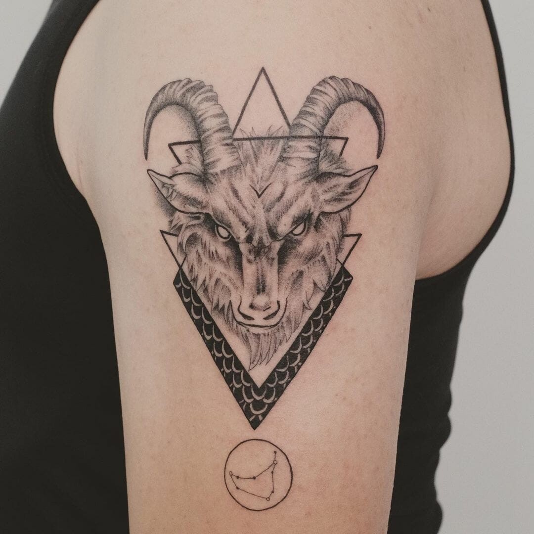 Amazing Capricorn Tattoo